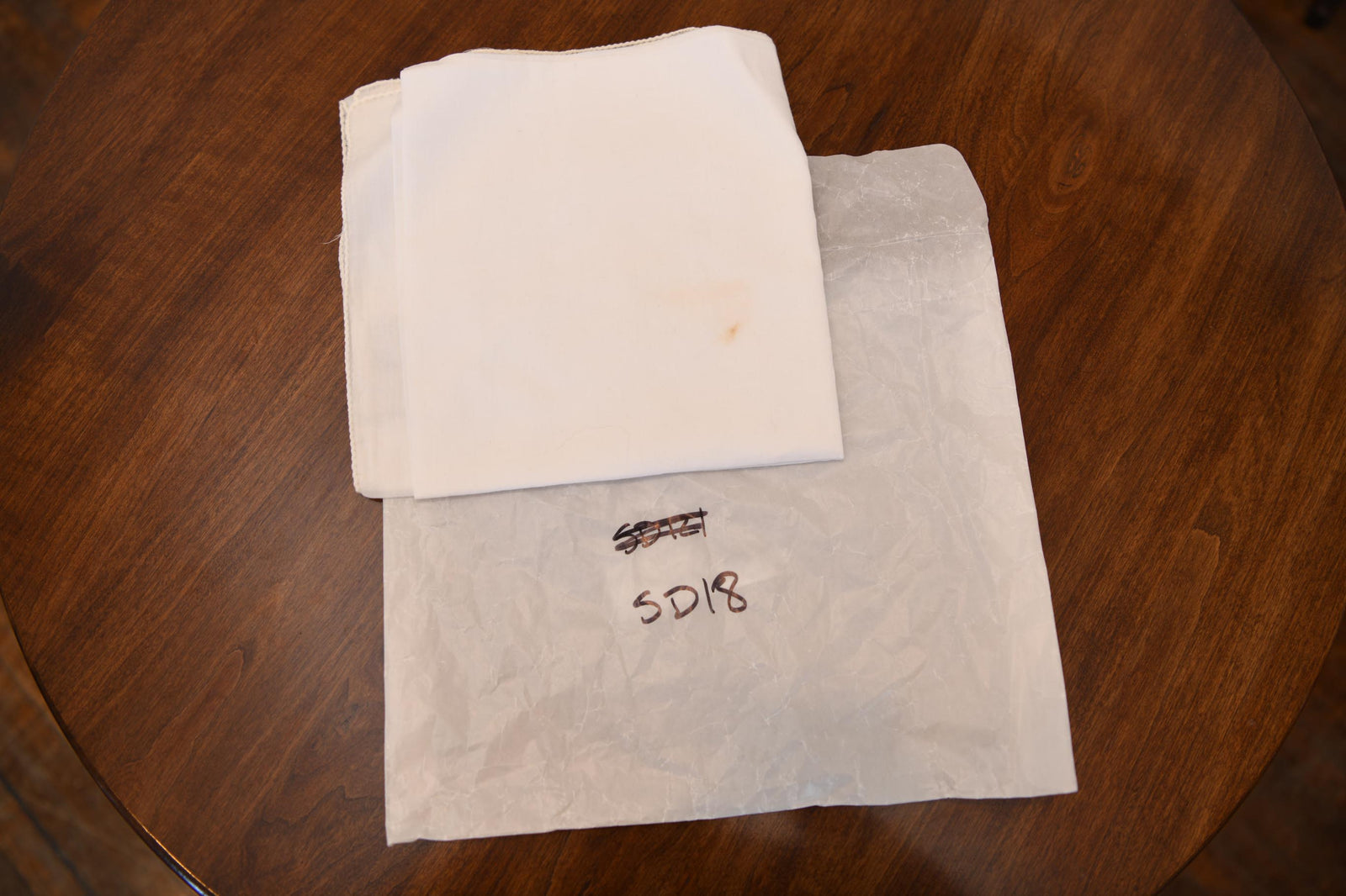 Solid Cotton Handkerchief - White | SD18