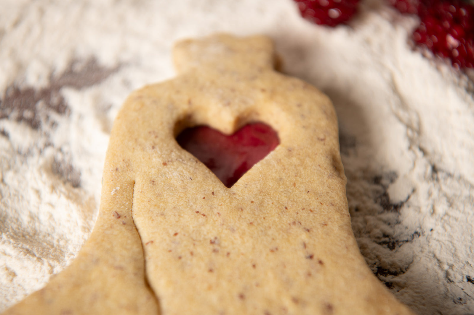 Raspberry Linzer Tarte Bells
