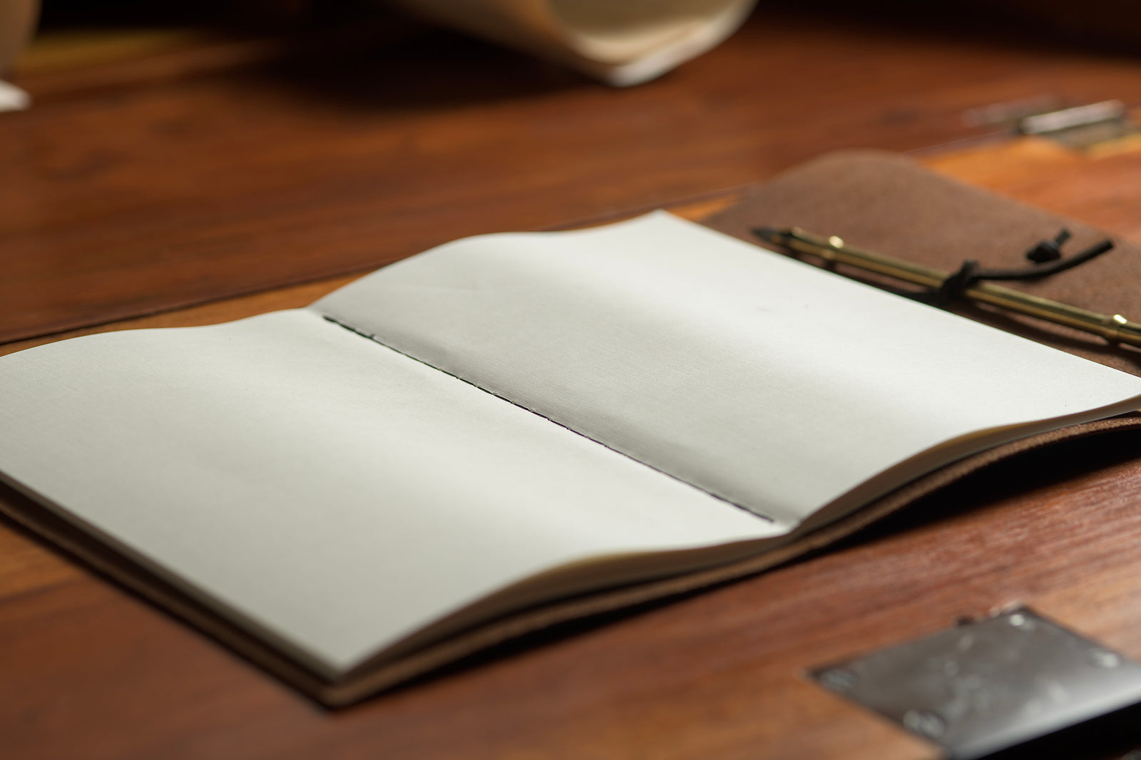 Journal de voyage en cuir
