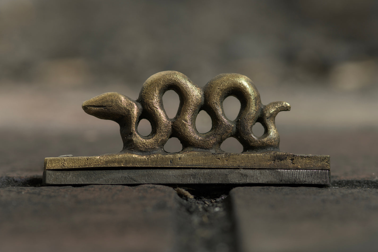 Snake Striker - Cast Brass