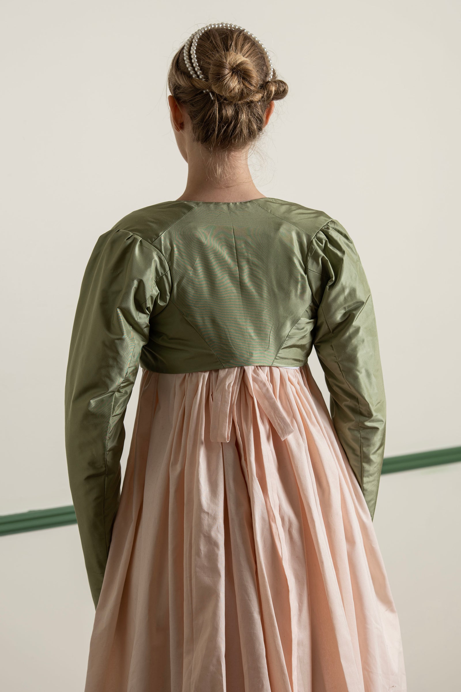 Silk Collarless Spencer | Regency