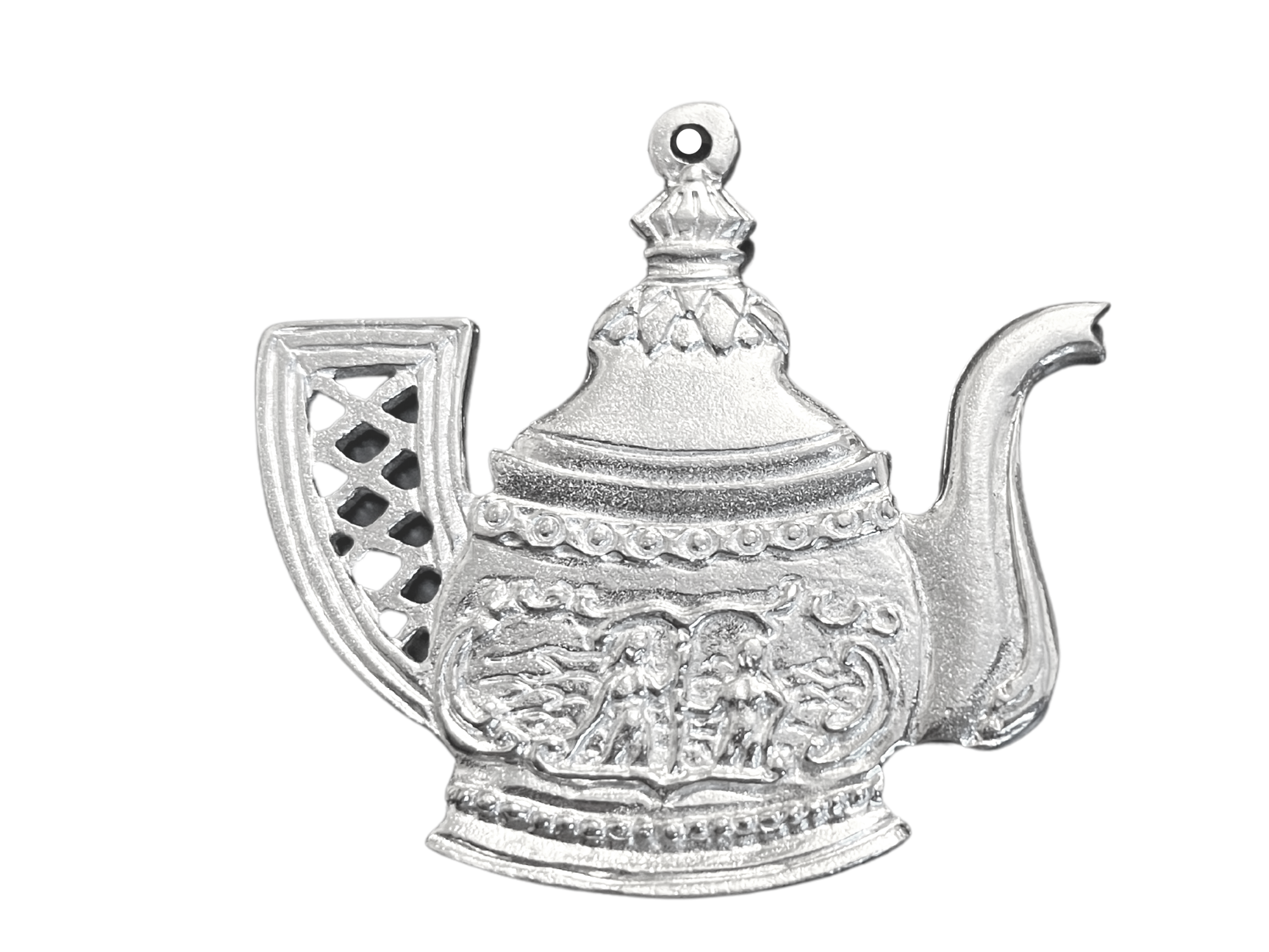 Pewter Ornament | Edenton Tea Pot