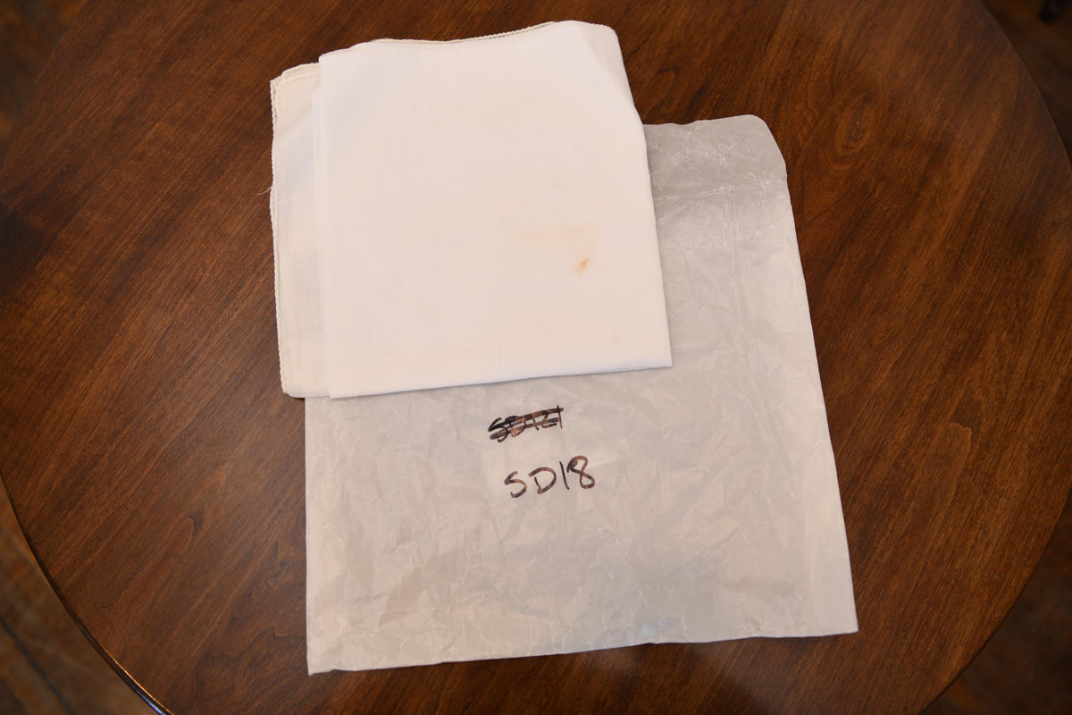 Solid Cotton Handkerchief - White | SD18