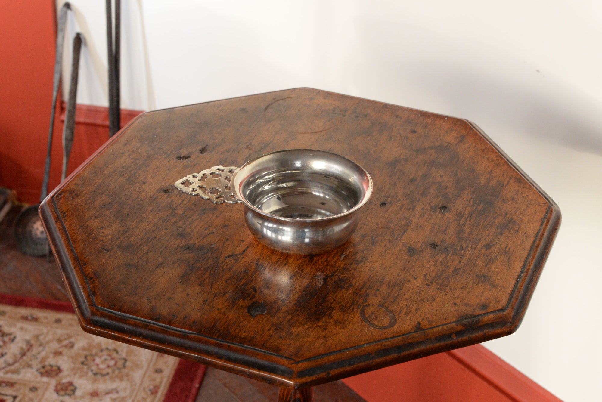 18th Century Reproduction Porringer Sitting on Table