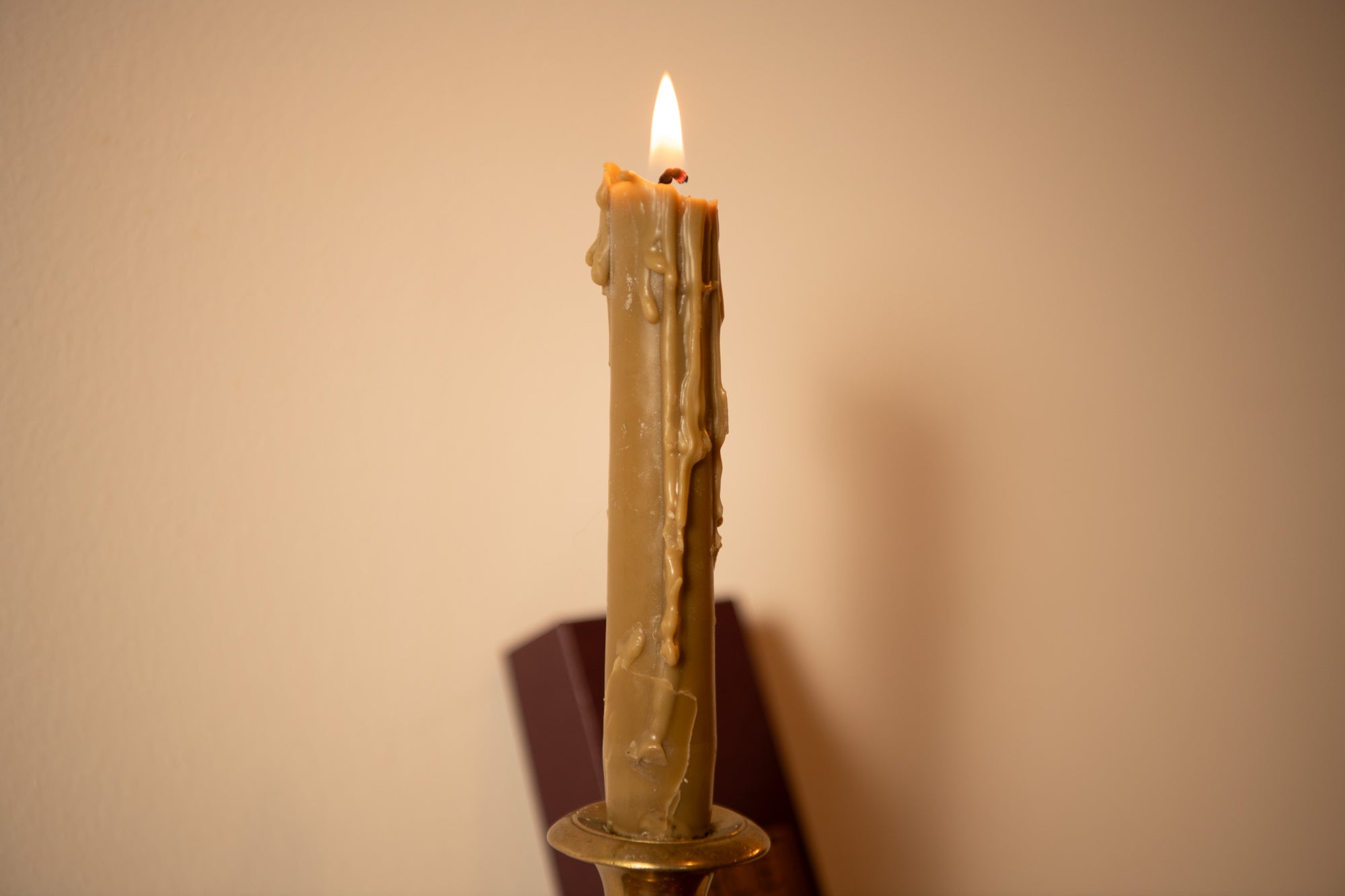 1 Pair Real Bayberry Taper Candles