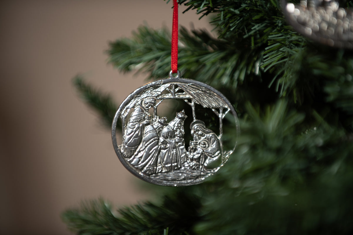 Pewter Ornament | Nativity
