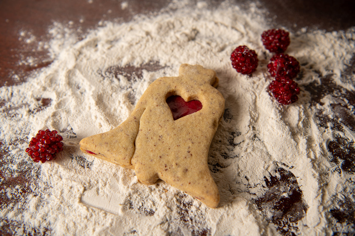 Raspberry Linzer Tarte Bell