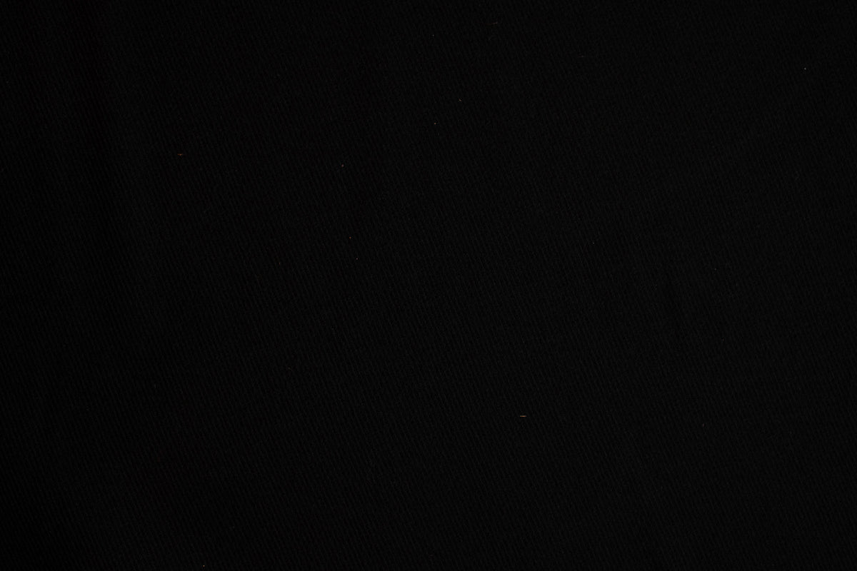 Black Wool Gaberdine