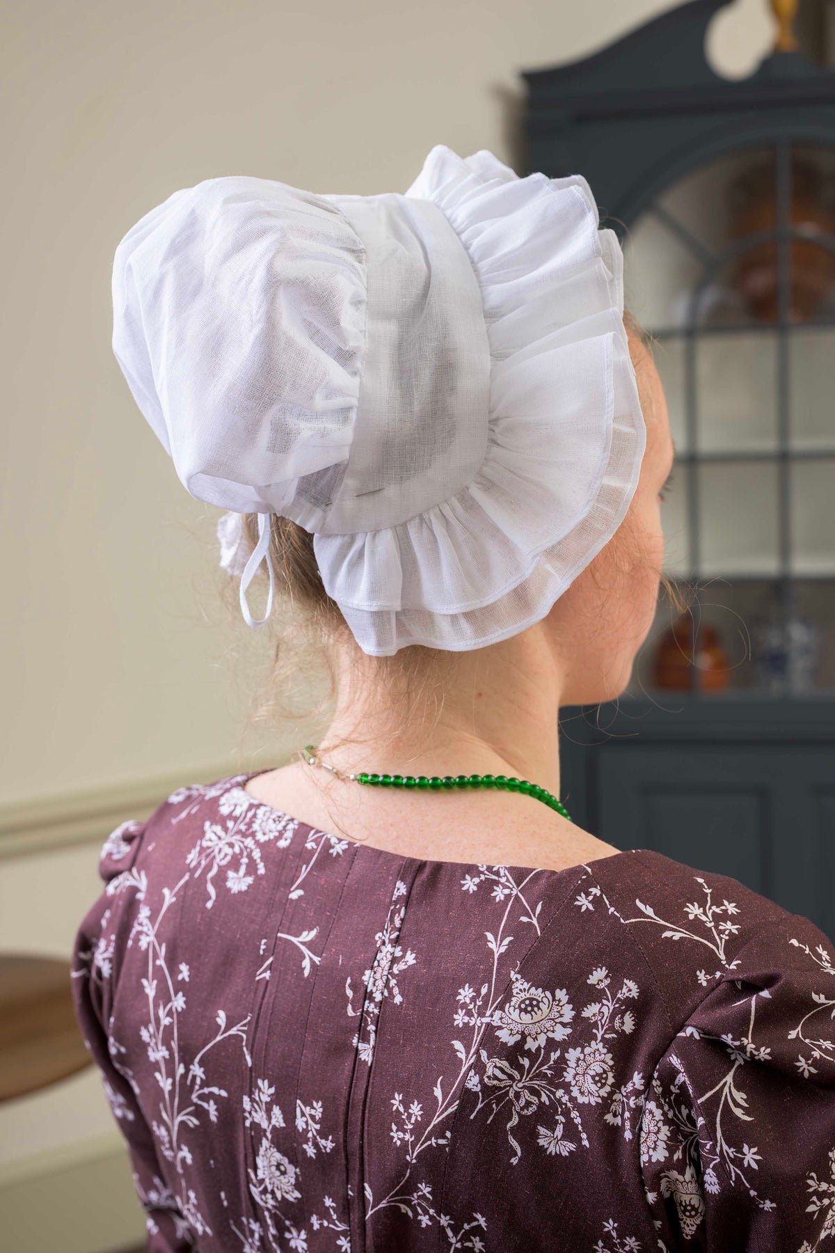 Small Stacked Ruffle Cap