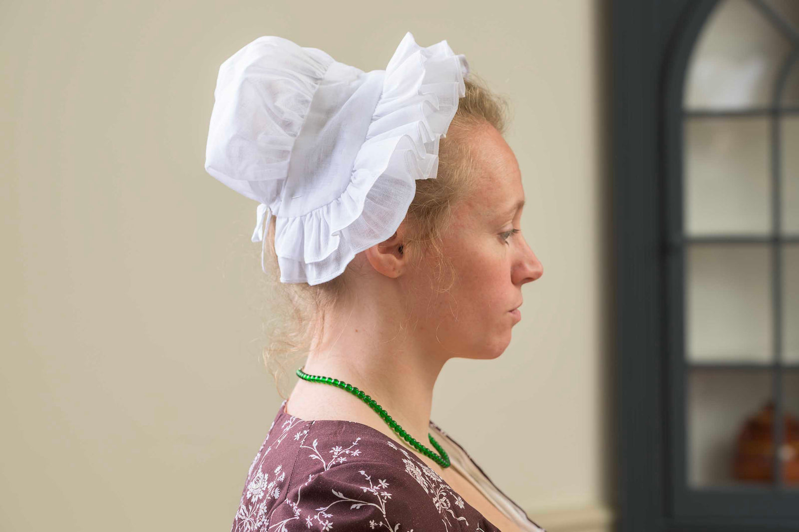 Small Stacked Ruffle Cap
