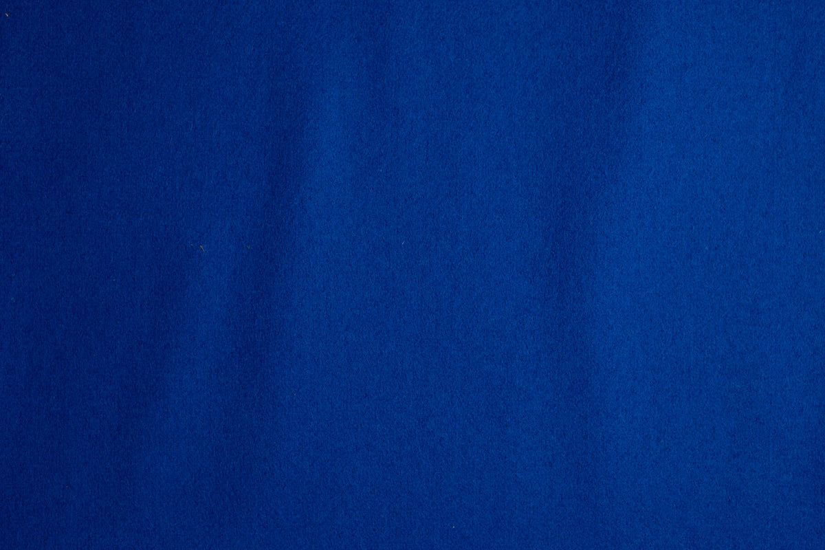 Cobalt Blue Wool Flannel