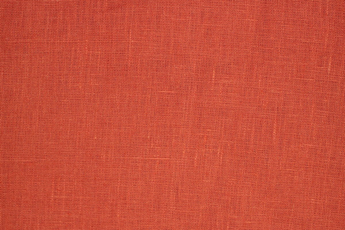 Dusty Brick Lightweight Linen