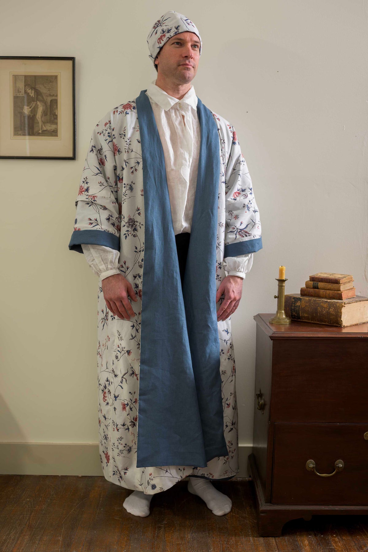 1760's Dressing Gown | Fanny's India Floral