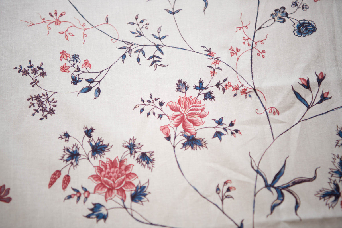 Fanny&#39;s India Floral Reproduction Fabric