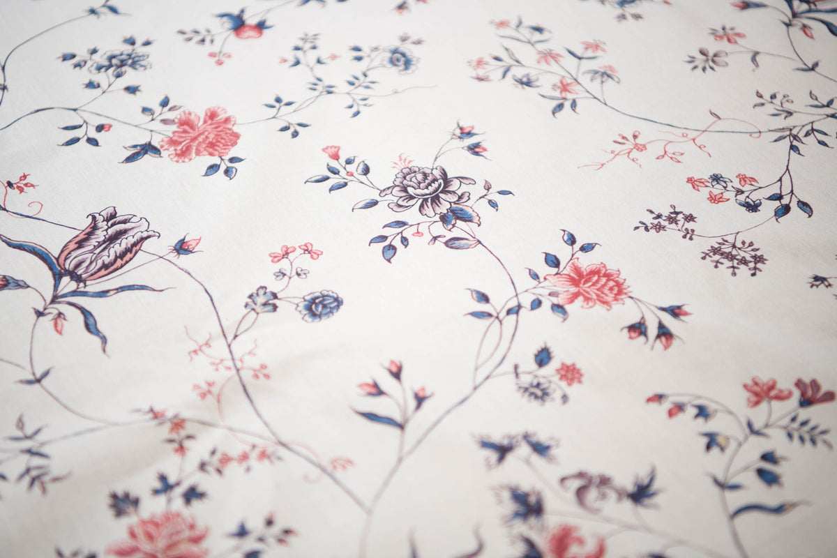 Fanny&#39;s India Floral Reproduction Fabric