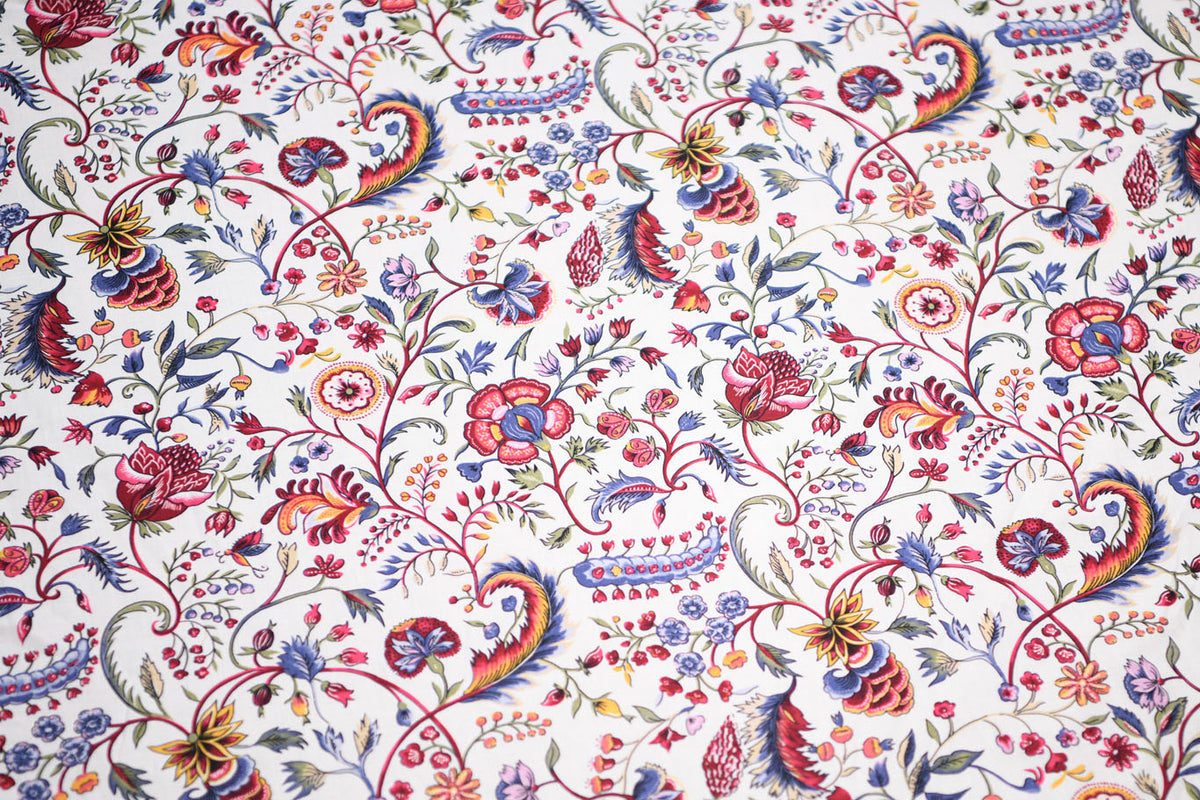 India Garden Reproduction Fabric