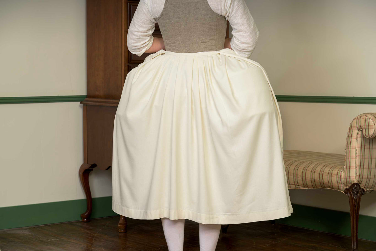 Raw Silk Underpetticoat | For Pocket Hoops