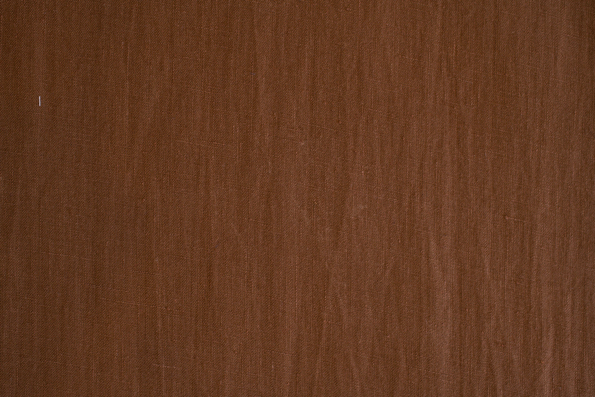 Melted Chocolate Linen Cotton