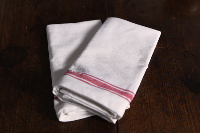 Cotton Woven Hand Towel - Red