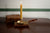 Revolutionary War Era Chamberstick and Beeswax Candle