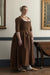 Robe en lin brun | 1770 - 1790