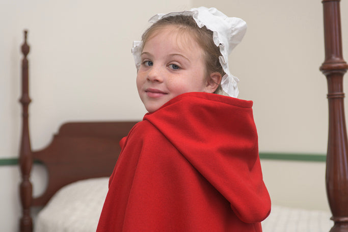 Girls Cloak | Cardinal Red