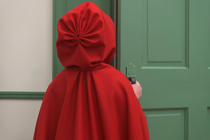 Girls Cloak | Cardinal Red