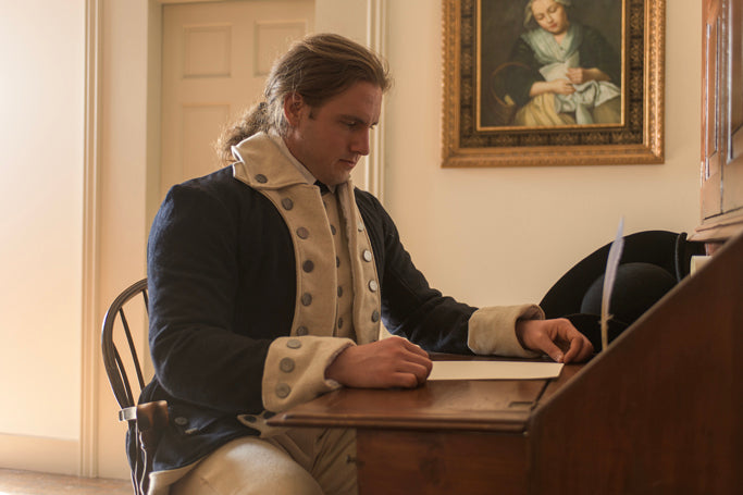 Revolutionary War Regimental Coat - Blue &amp; White
