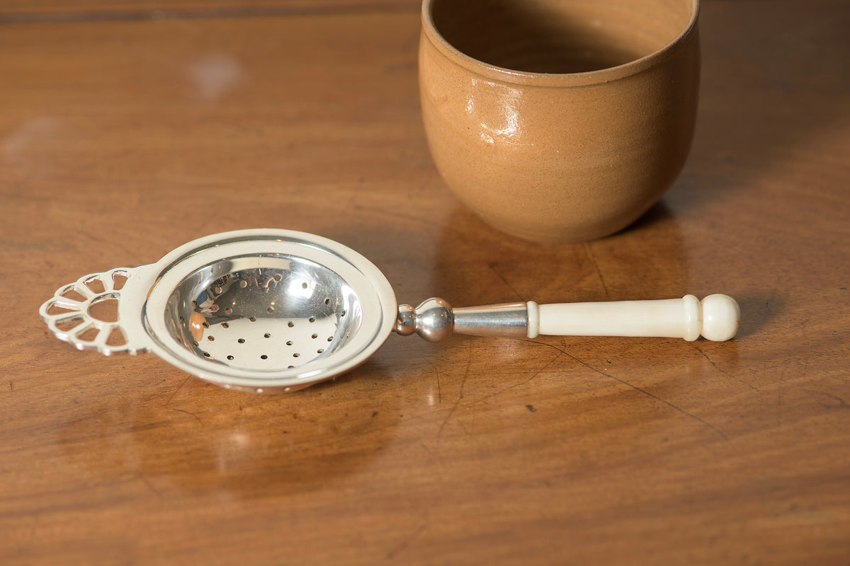Bone Handled Tea Strainer