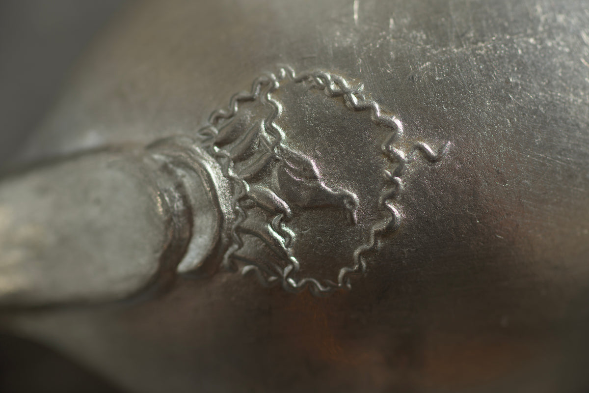 Bird&#39;s Nest Pewter Spoon