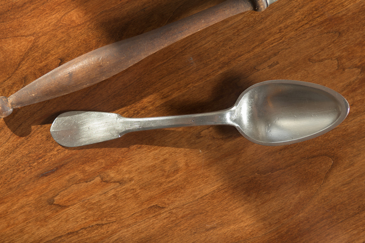 Fiddleback Pewter Spoon