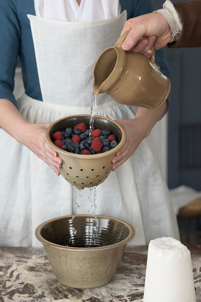 Salt Glazed Colander