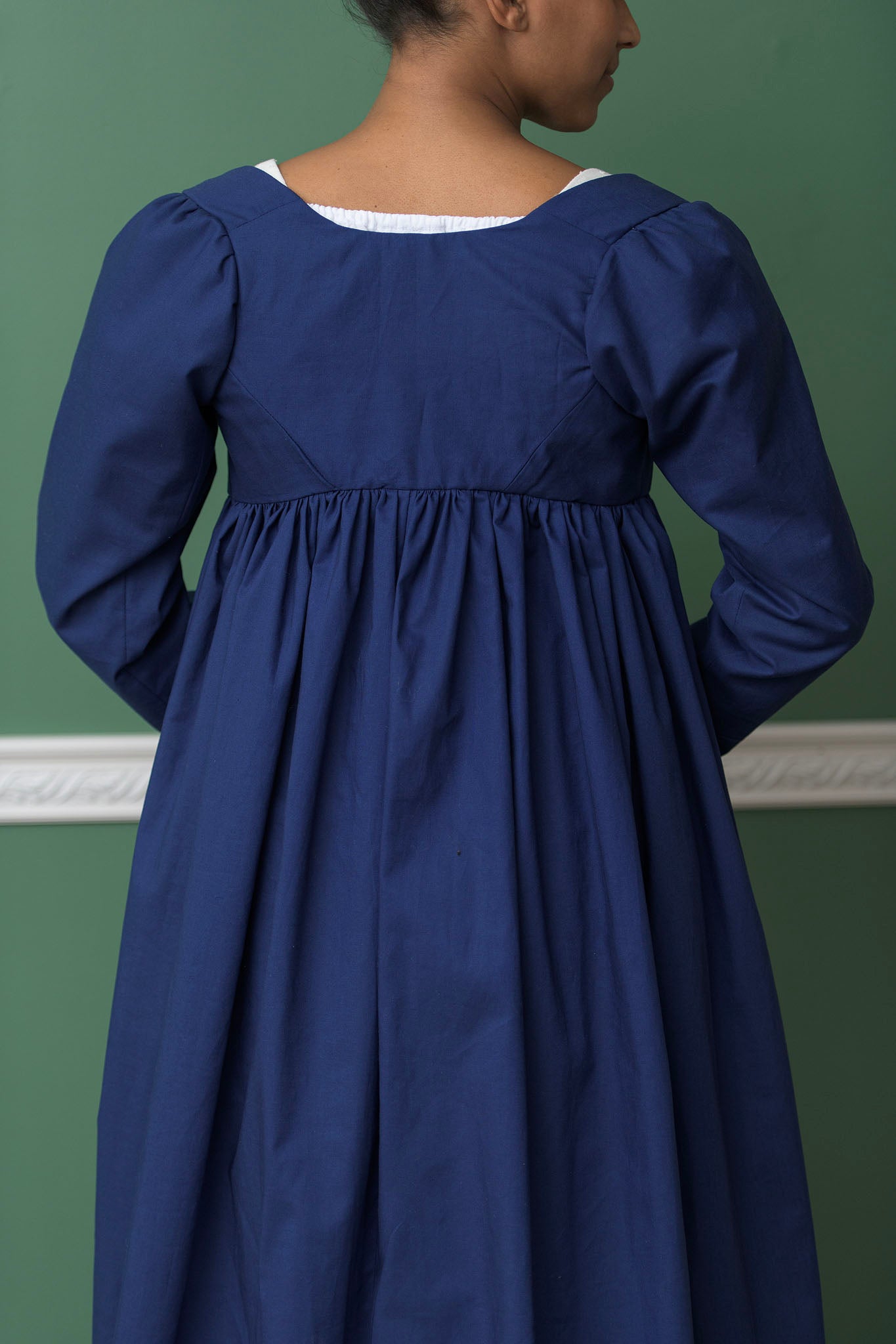 Ope Robe Cotton Open Robe | Navy - Samson Historical