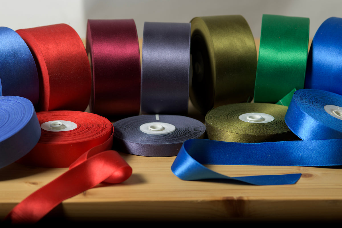 Double Faced Silk Satin Ribbon | Colors