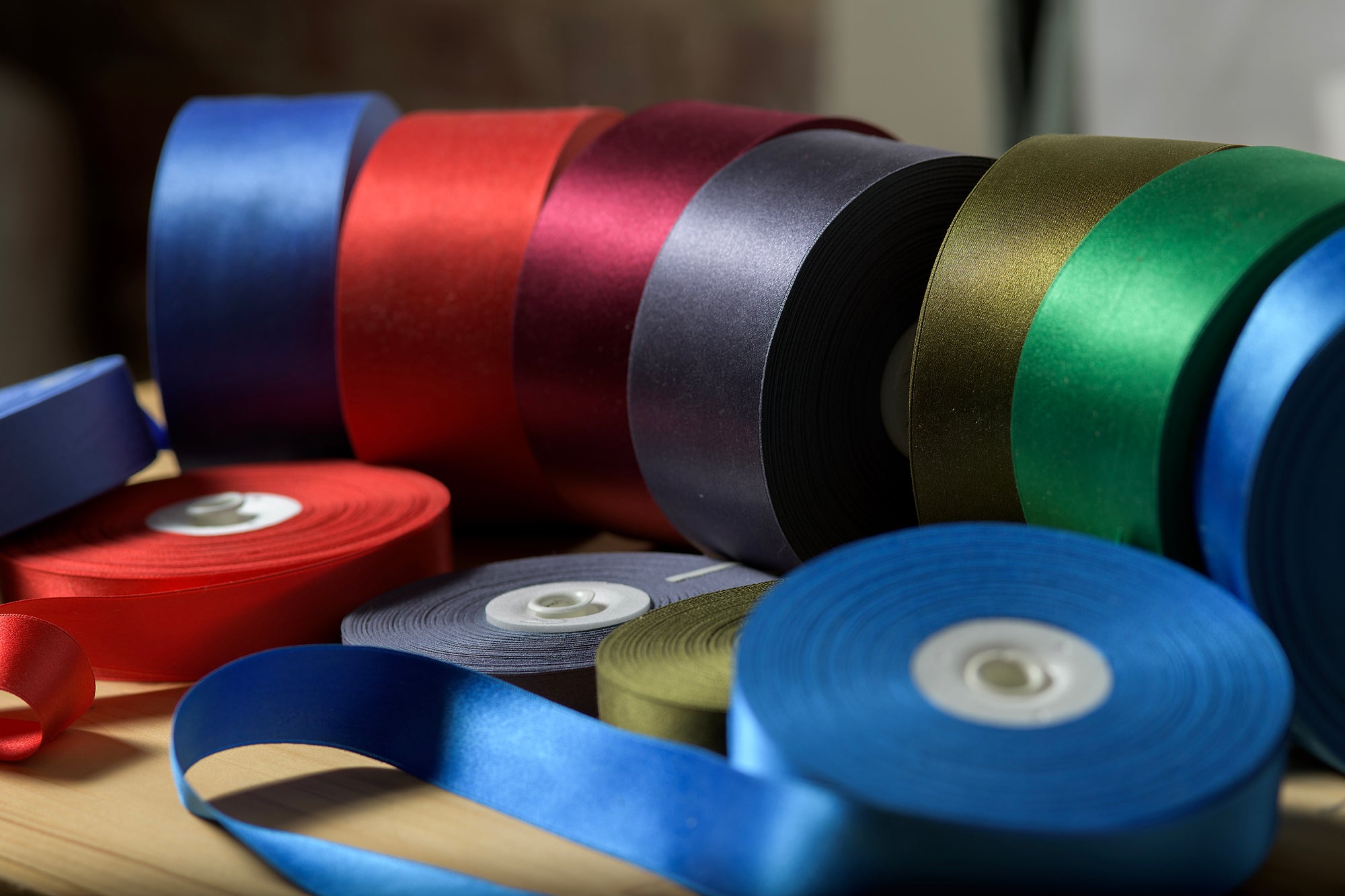 satin ribbon for dress Double Faced Silk Satin Ribbon - Multiple Colors