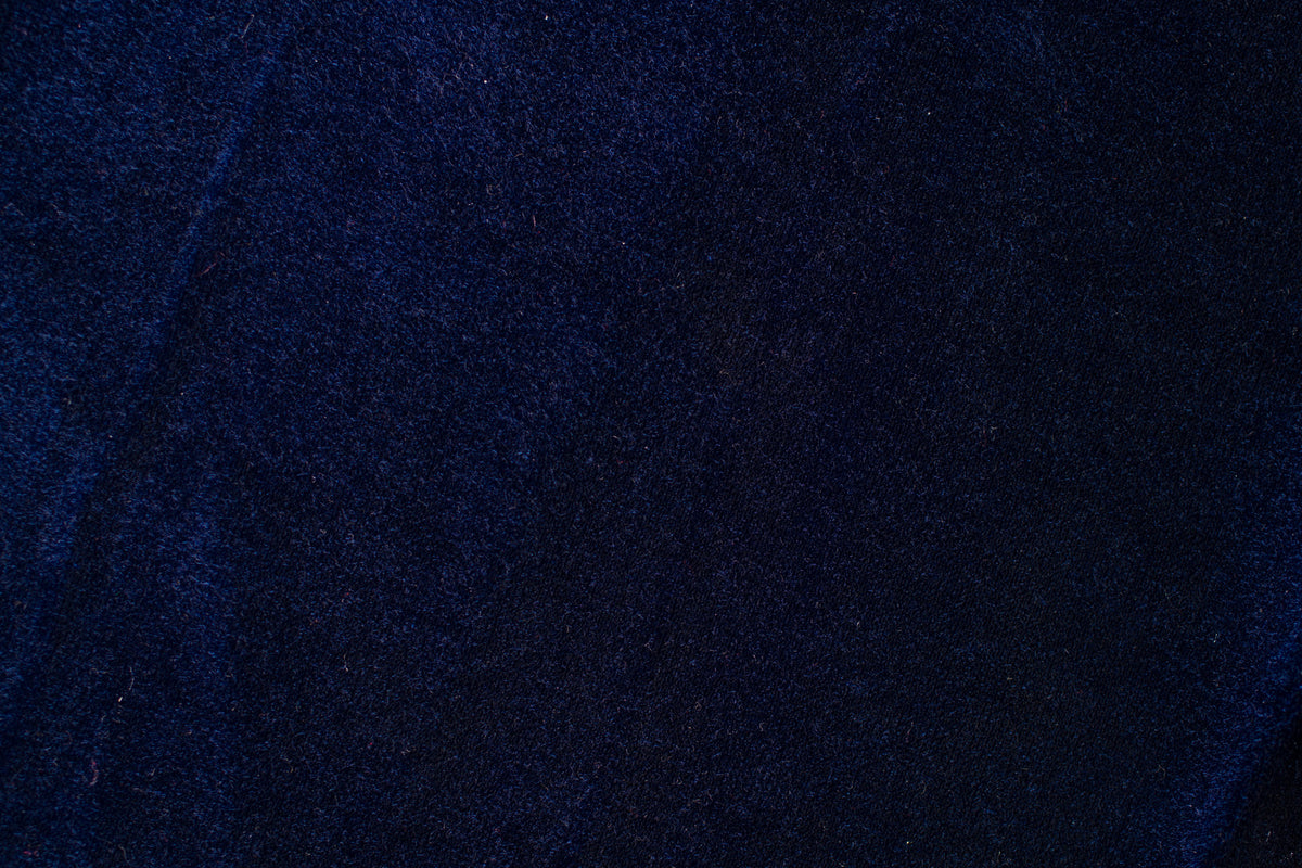 Sapphire Cotton Velvet