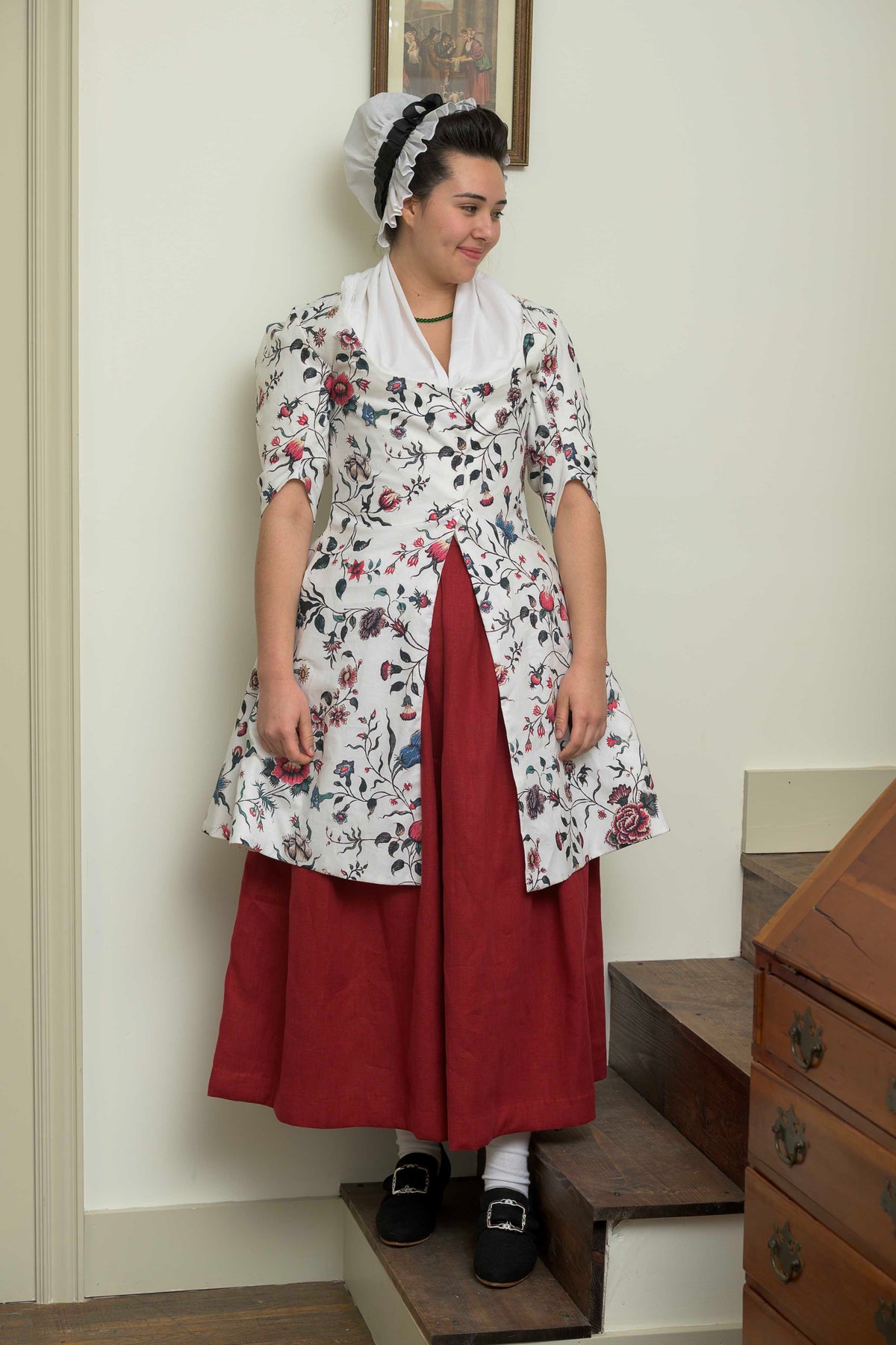 Straight Caraco | Palace Bloom | 1775 - 1785