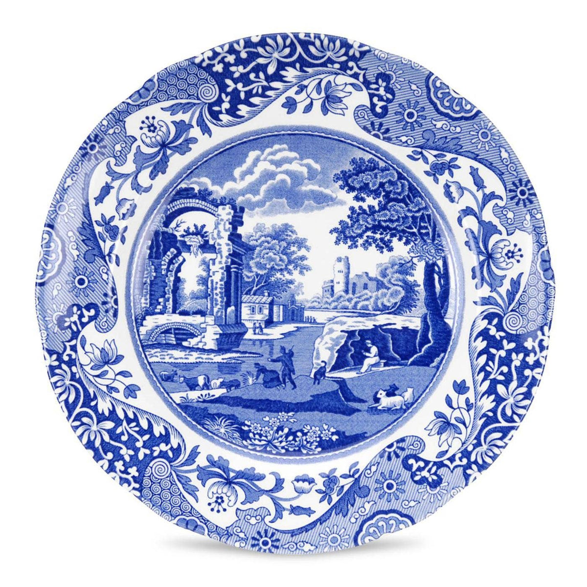 Spode Blue Italian Salad Plate 8&quot;