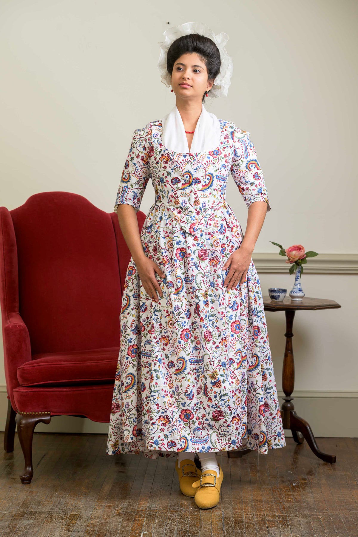 Printed Gowns | 1770 - 1790 - Samson Historical Printed Gowns | 1770 - 1790 - Samson Historical