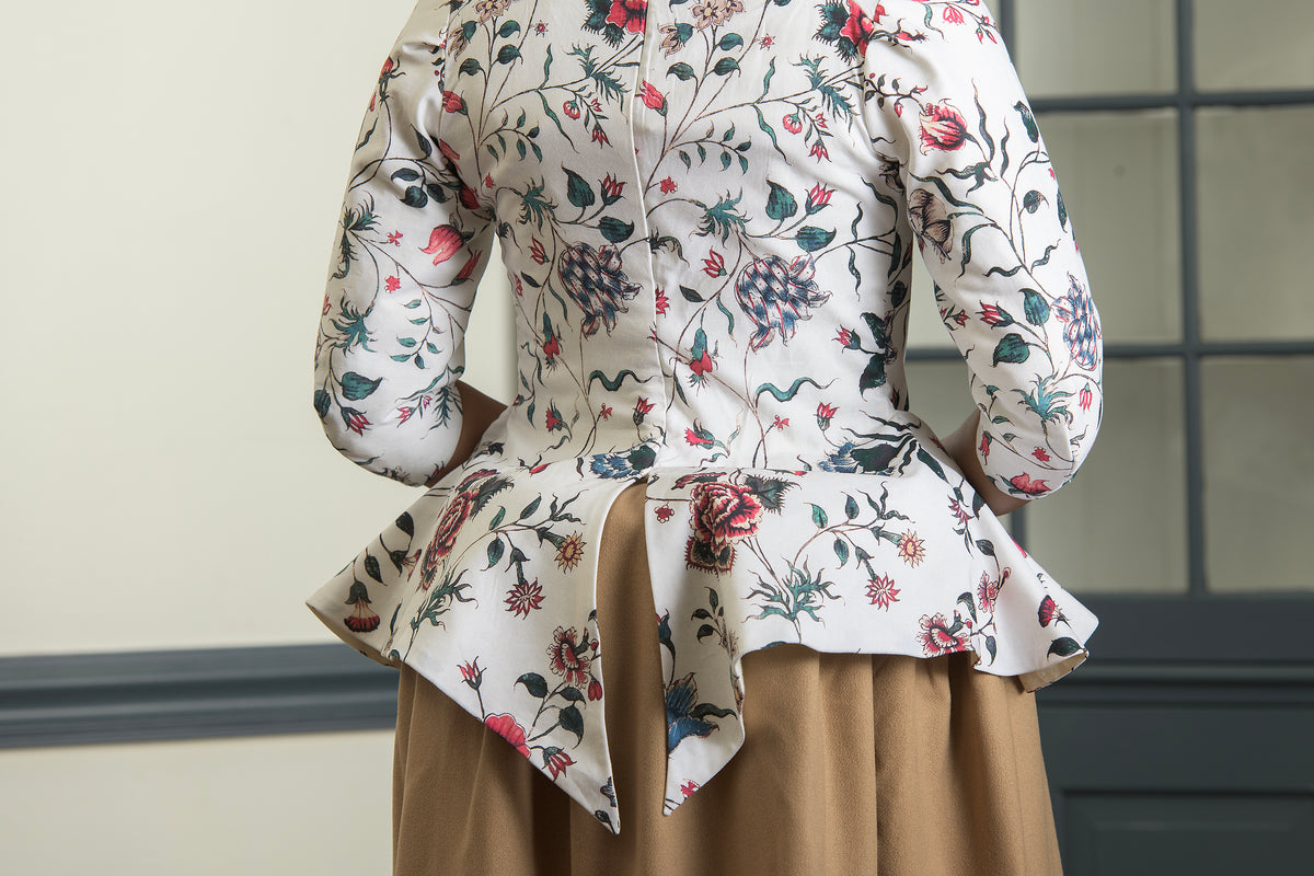 Printed Cotton Swallowtail Jacket | Palace Bloom