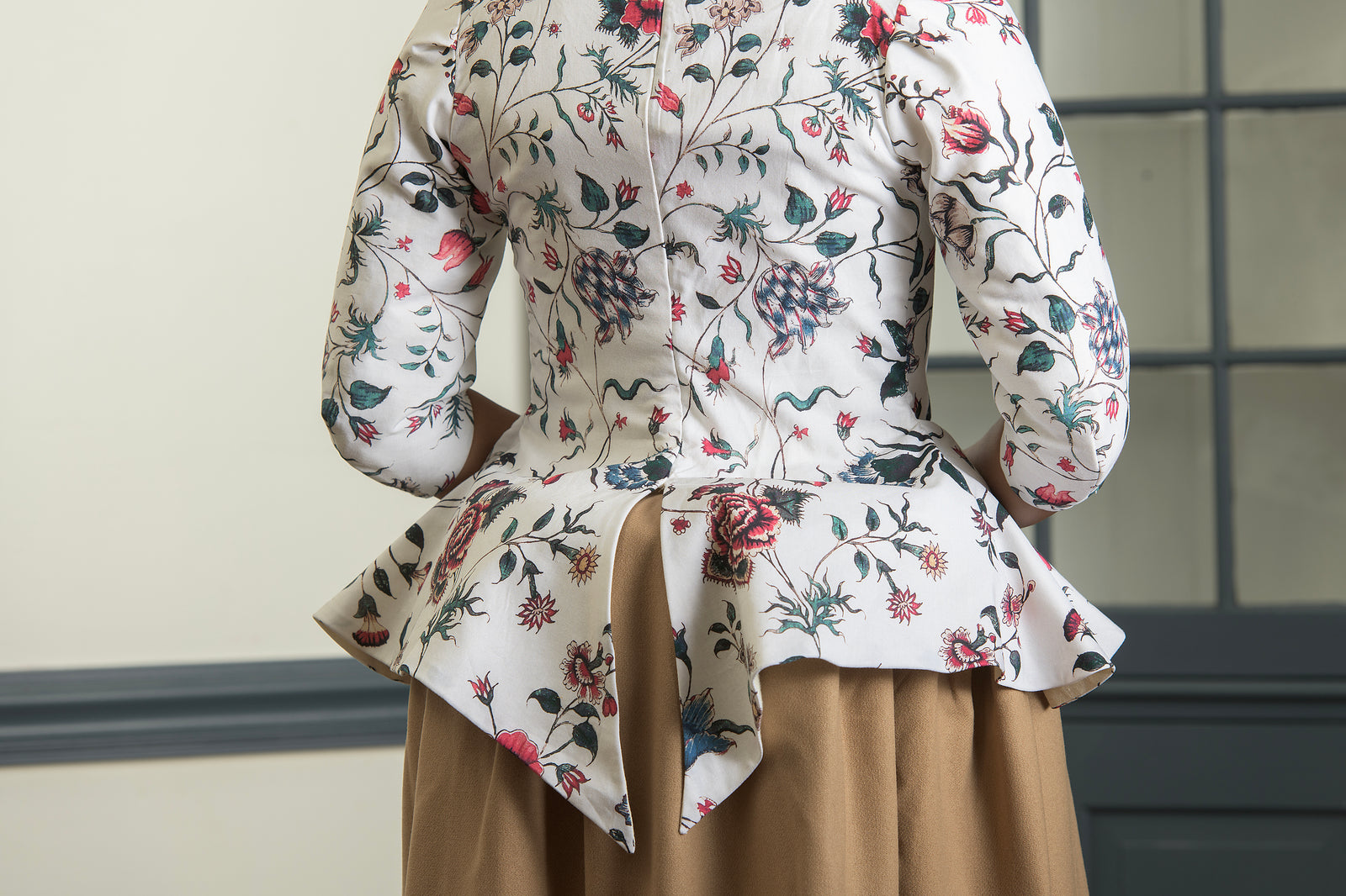 Printed Cotton Swallowtail Jacket | Palace Bloom