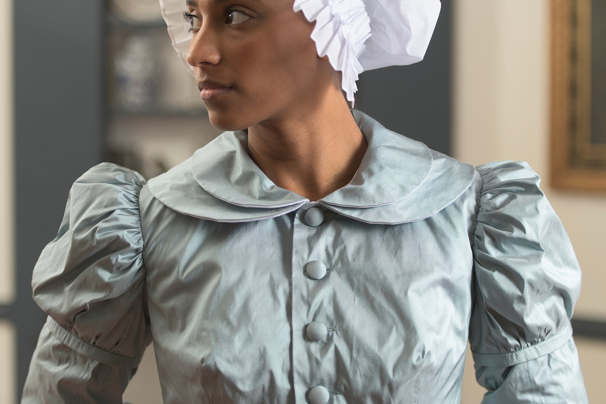 Silk Pelisse | Blue