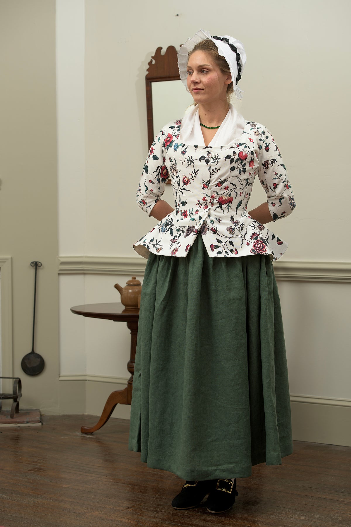 Printed Cotton Swallowtail Jacket | Palace Bloom