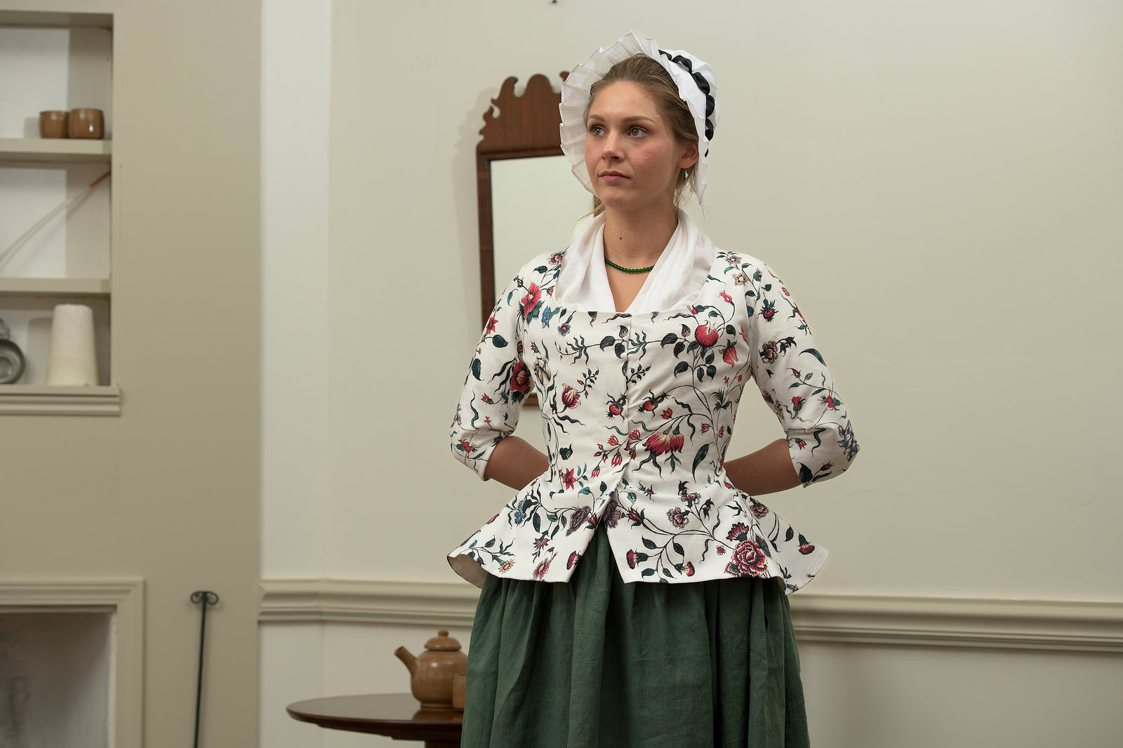 Printed Cotton Swallowtail Jacket | Palace Bloom