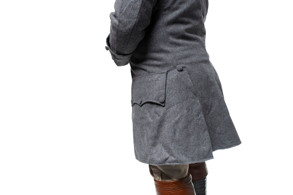 Light Gray Frock Coat side view