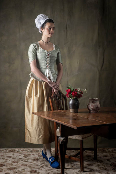 Green Silk Jacket | Fanfare - Samson Historical