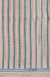 Hand Printed Scarf in Grey Stripe Pattern