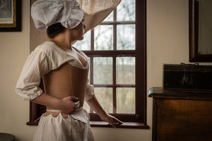18th Century Leather Stays from Samson Historical