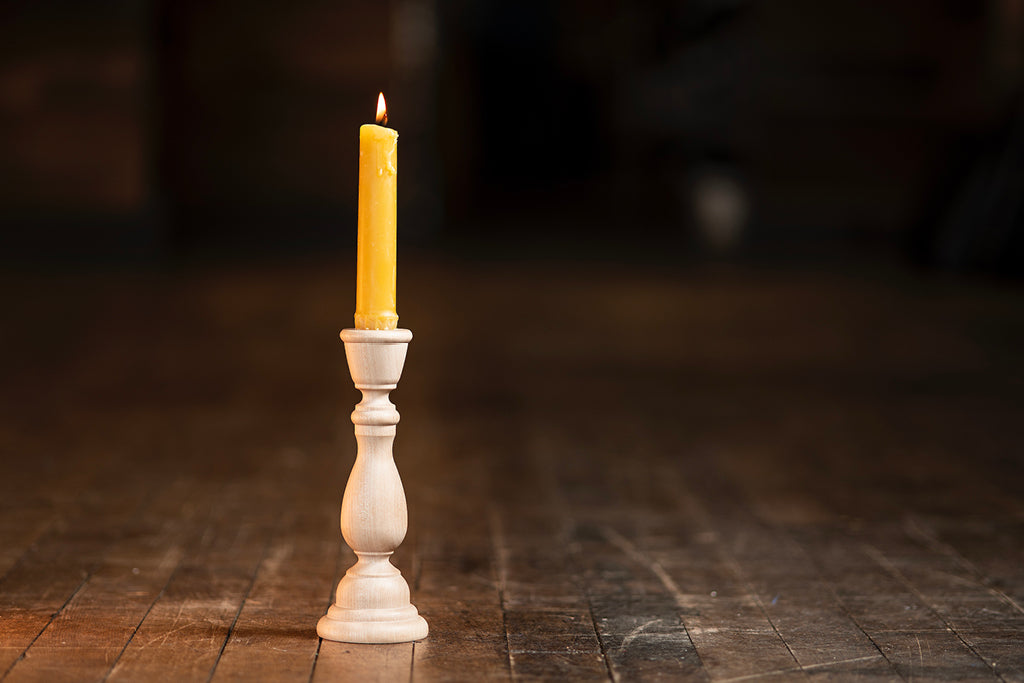 18th Century Pure Beeswax Candles from Samson Historical