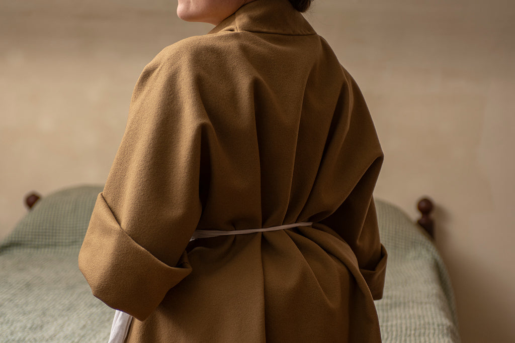 Backside of 18th Century Bedgown from Samson Historical